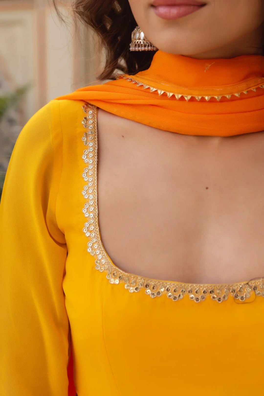 Beautiful Yellow Ethnic Wear Gown for Special Occasions