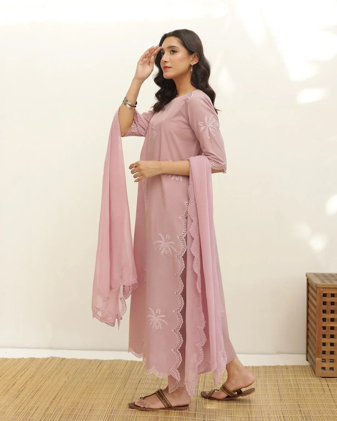 Soft Pink Anarkali Dress for Women Premium Ethnic Collection