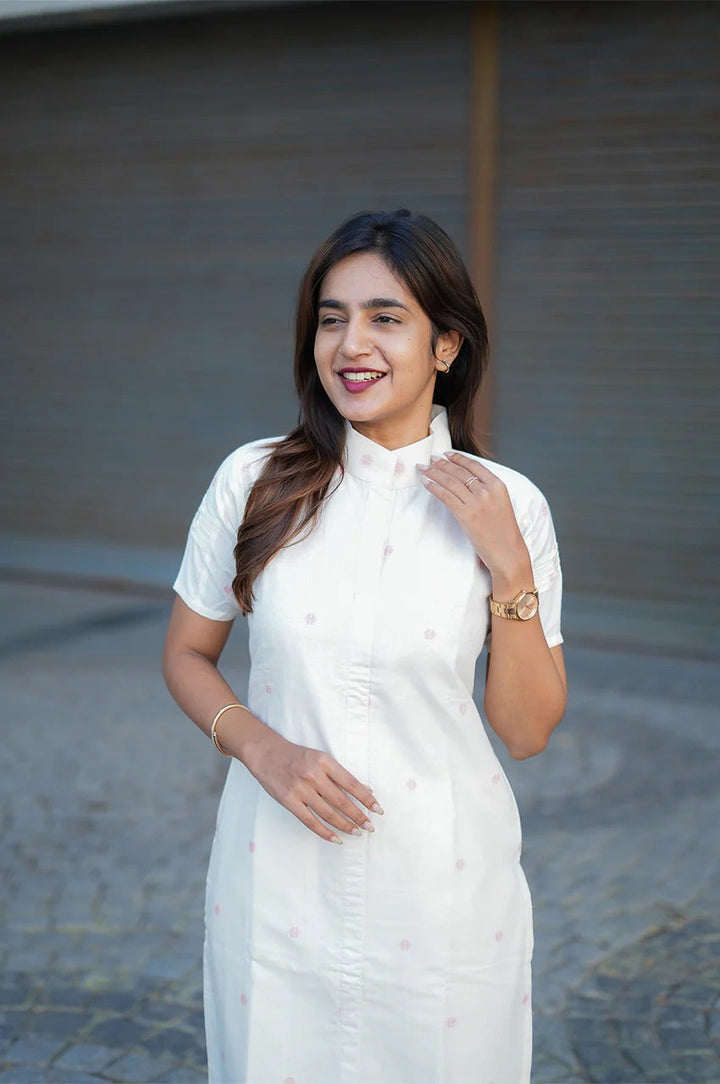 Designer White Ethnic Wear for Women Modern Indian Fashion