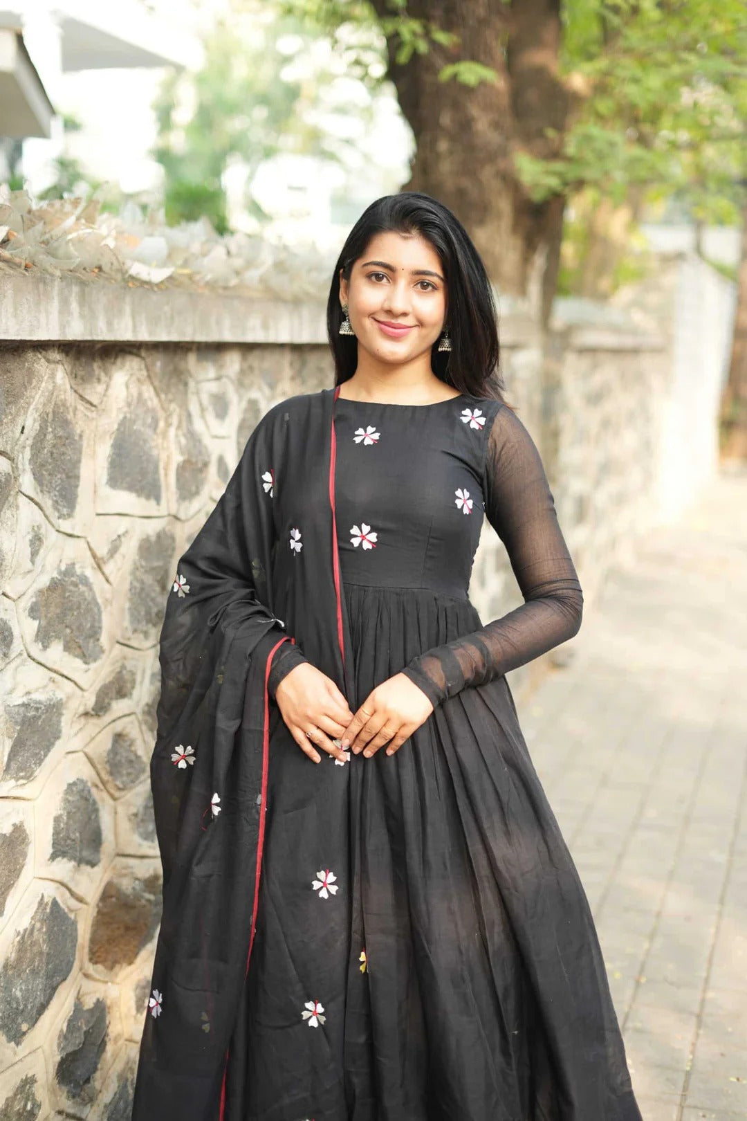 Elegant Black Anarkali Dress for Women Premium Ethnic Wear