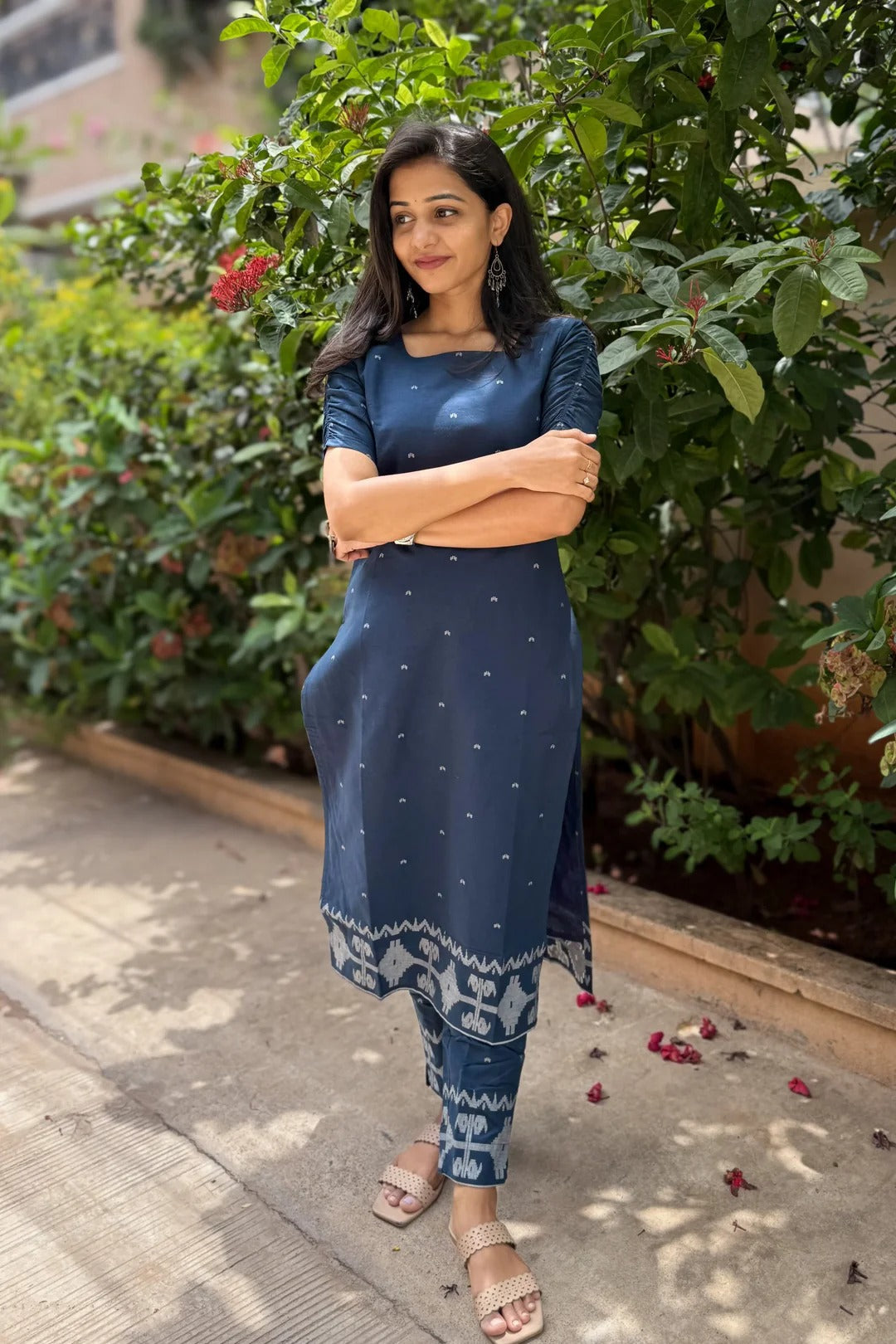 Elegant Navy Blue Kurta Set for Women Premium Ethnic Wear