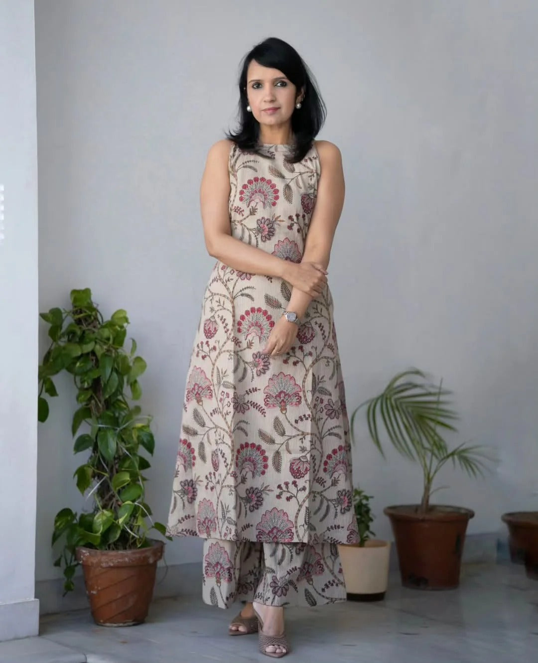 Elegant Floral Anarkali Dress for Women Premium Ethnic Wear