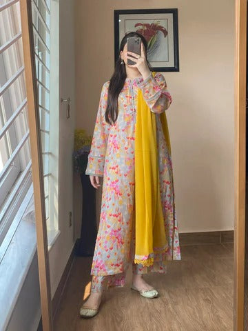 Elegant Printed Salwar Suit for Girls & Women
