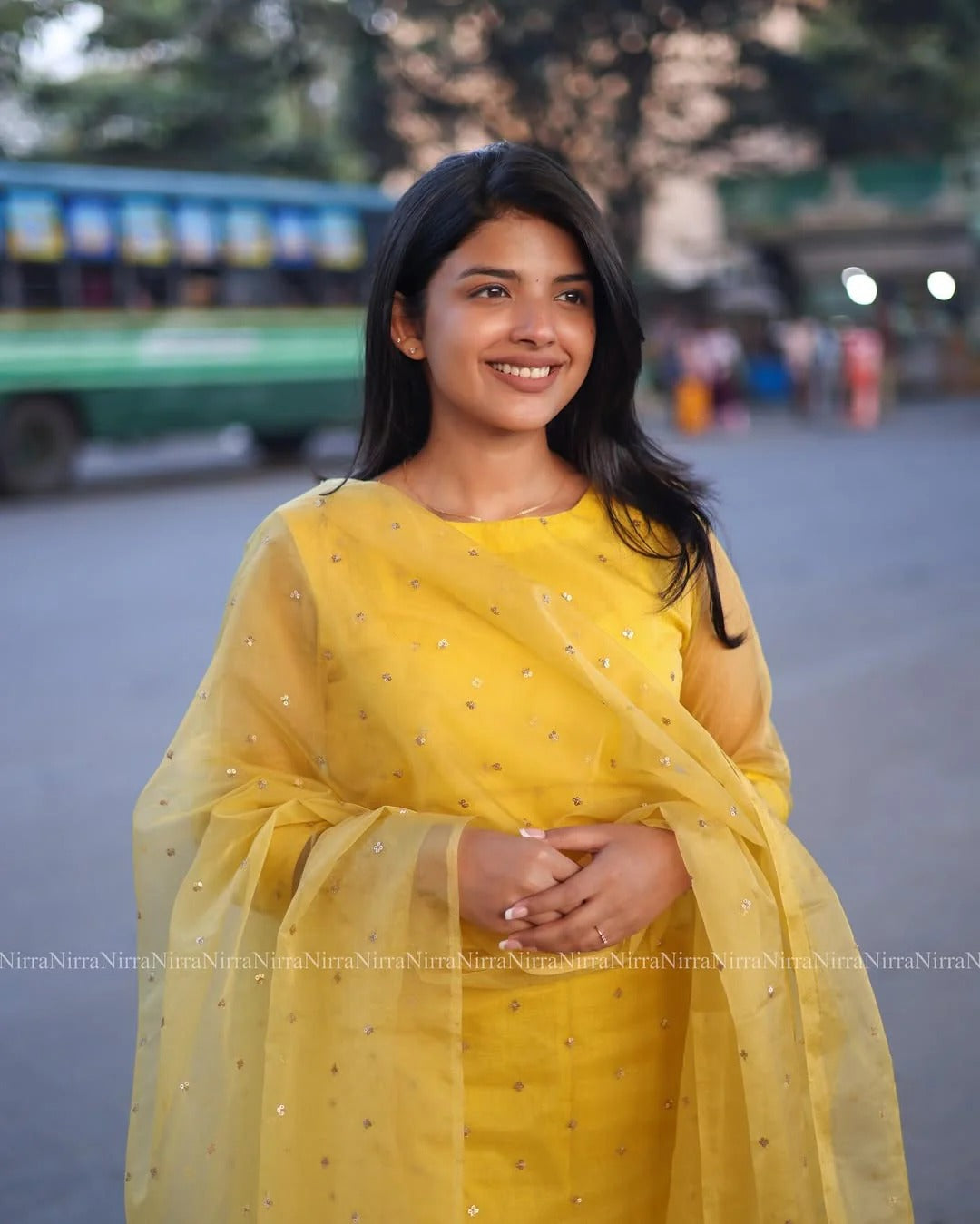 Women’s Mustard Yellow Ethnic Suit Set Stylish Traditional Outfit