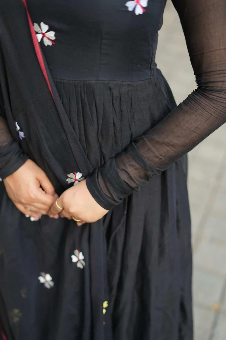 Elegant Black Anarkali Dress for Women Premium Ethnic Wear
