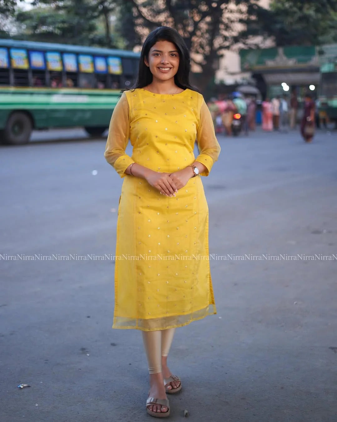 Women’s Mustard Yellow Ethnic Suit Set Stylish Traditional Outfit