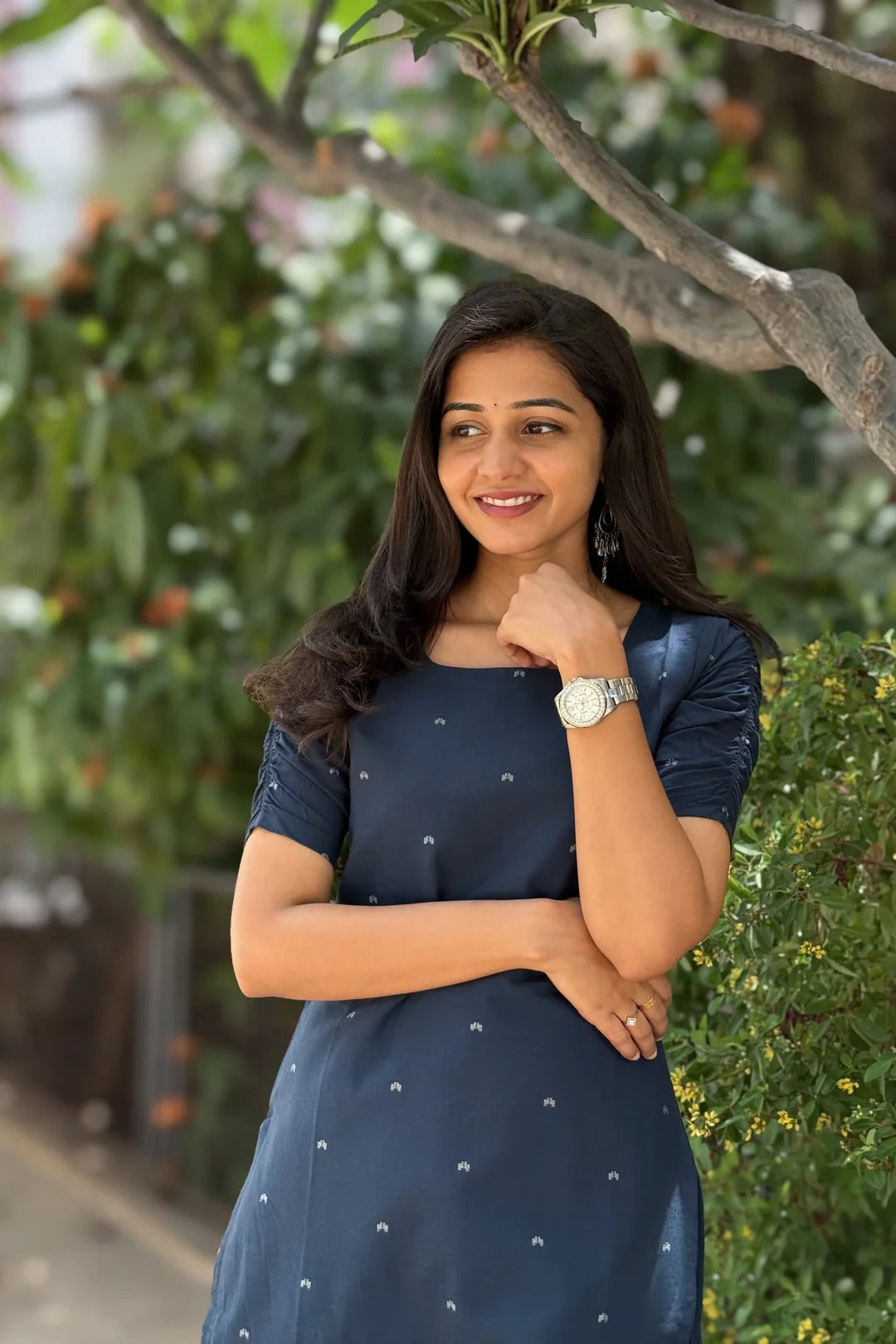 Elegant Navy Blue Kurta Set for Women Premium Ethnic Wear