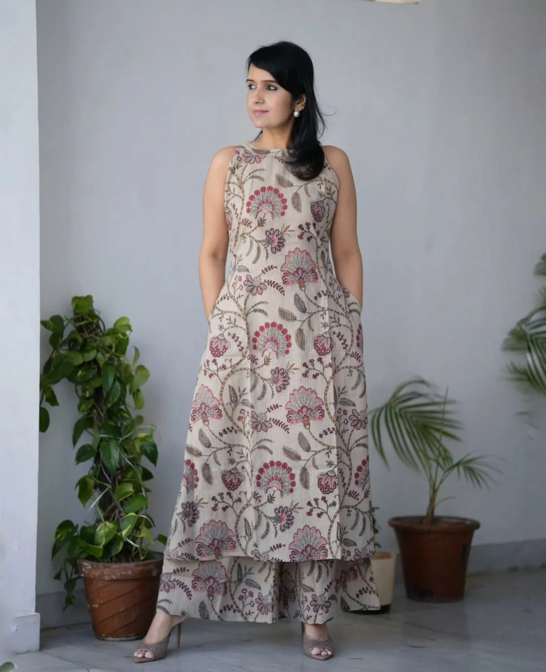 Elegant Floral Anarkali Dress for Women Premium Ethnic Wear
