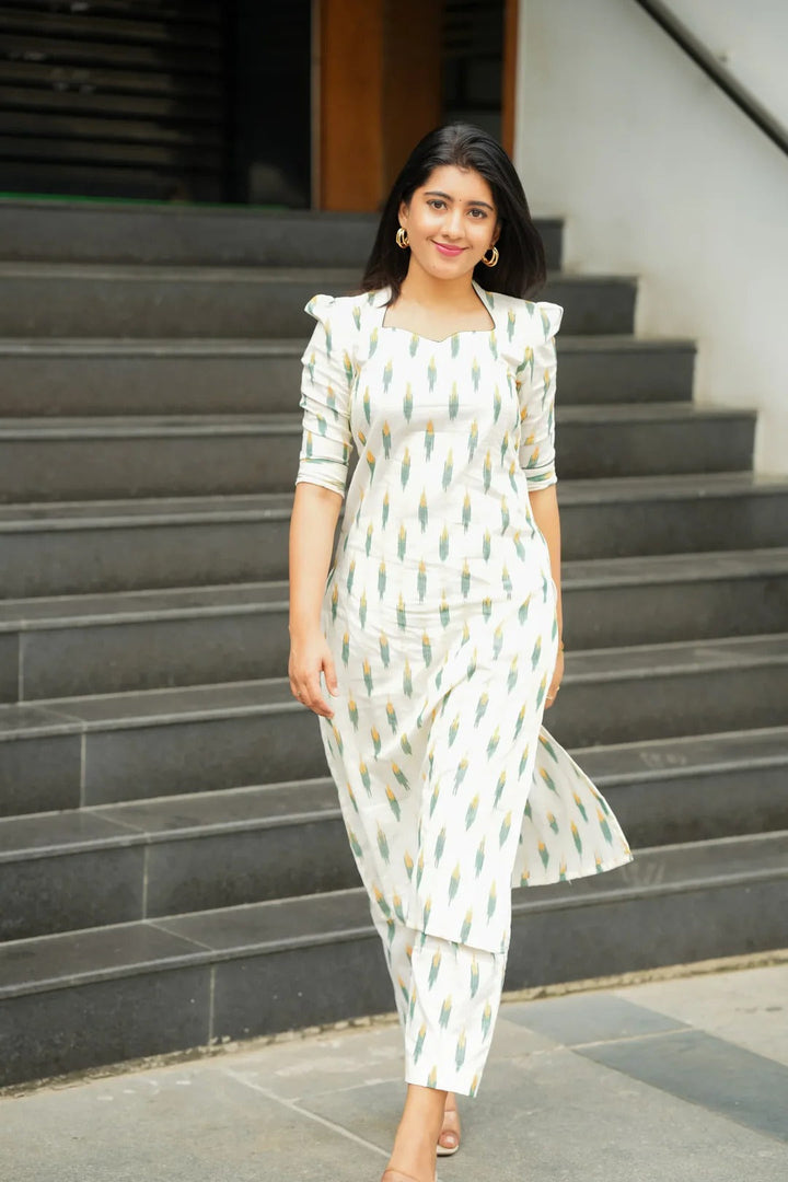 Stylish White Ethnic Wear Festive & Casual Fashion