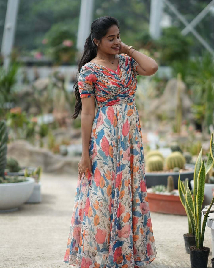 Elegant Floral Maxi Dress for Women Premium Boho Fashion