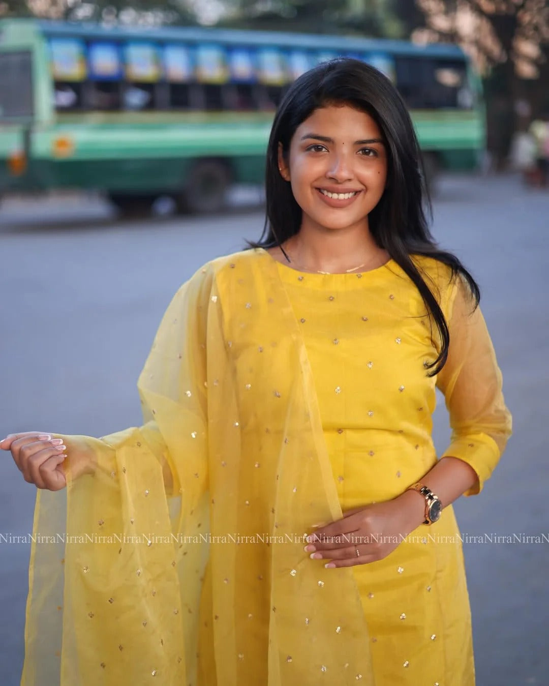 Women’s Mustard Yellow Ethnic Suit Set Stylish Traditional Outfit