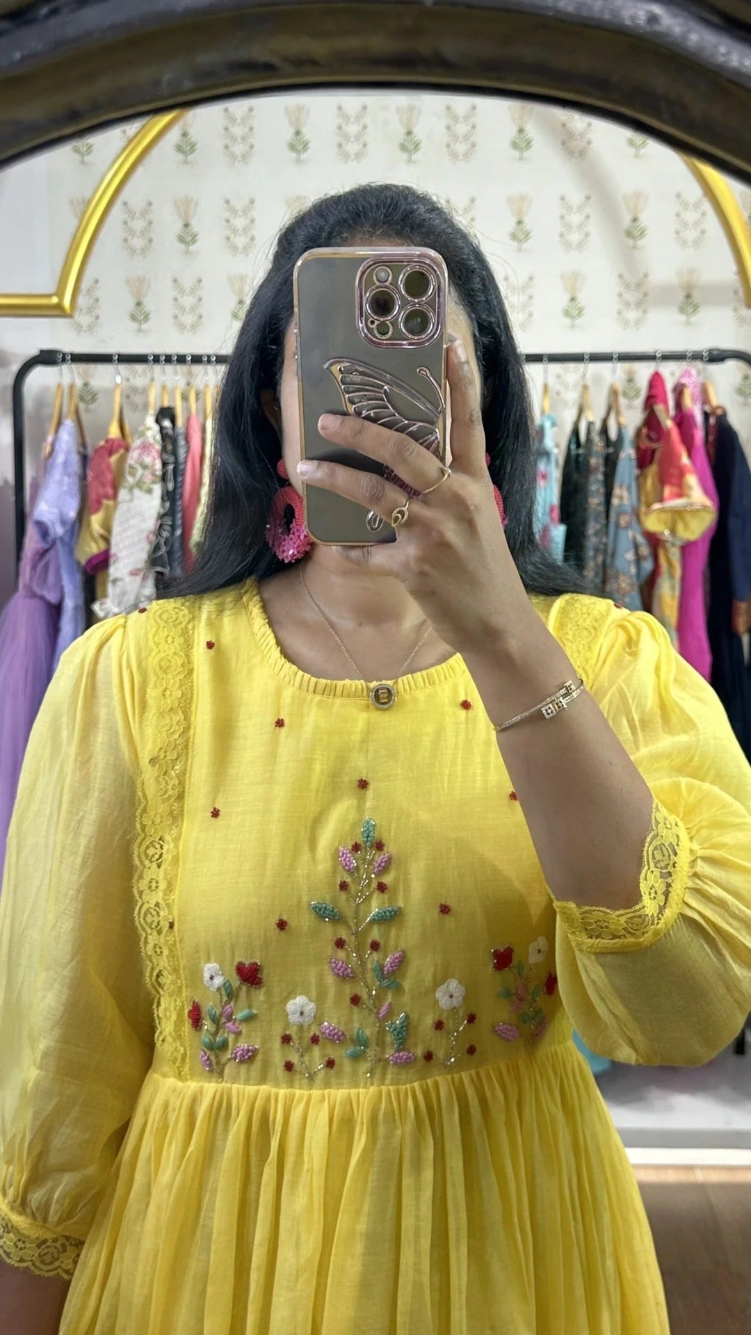 Elegant Yellow Anarkali Dress for Women Premium Ethnic Wear