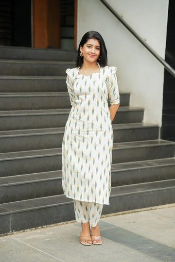 Stylish White Ethnic Wear Festive & Casual Fashion