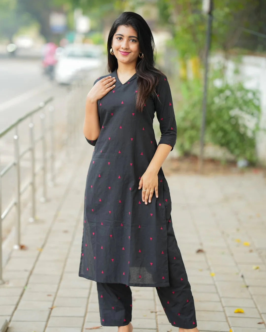 Elegant Black Traditional Outfit for Women Trendy Ethnic Style