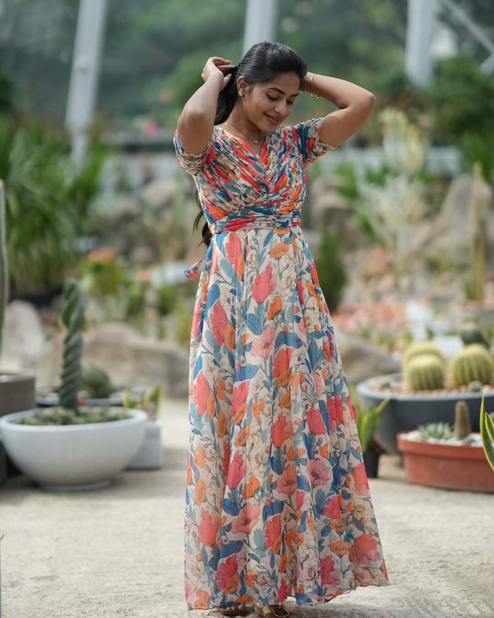 Elegant Floral Maxi Dress for Women Premium Boho Fashion