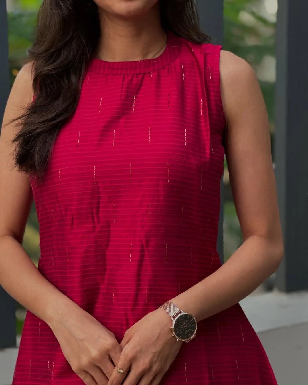 Premium Maroon Flared Kurta for Women Chic Indian Fashion