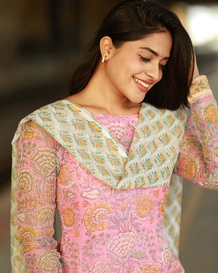 Elegant Pink Embroidered Salwar Suit for Women Premium Ethnic Wear