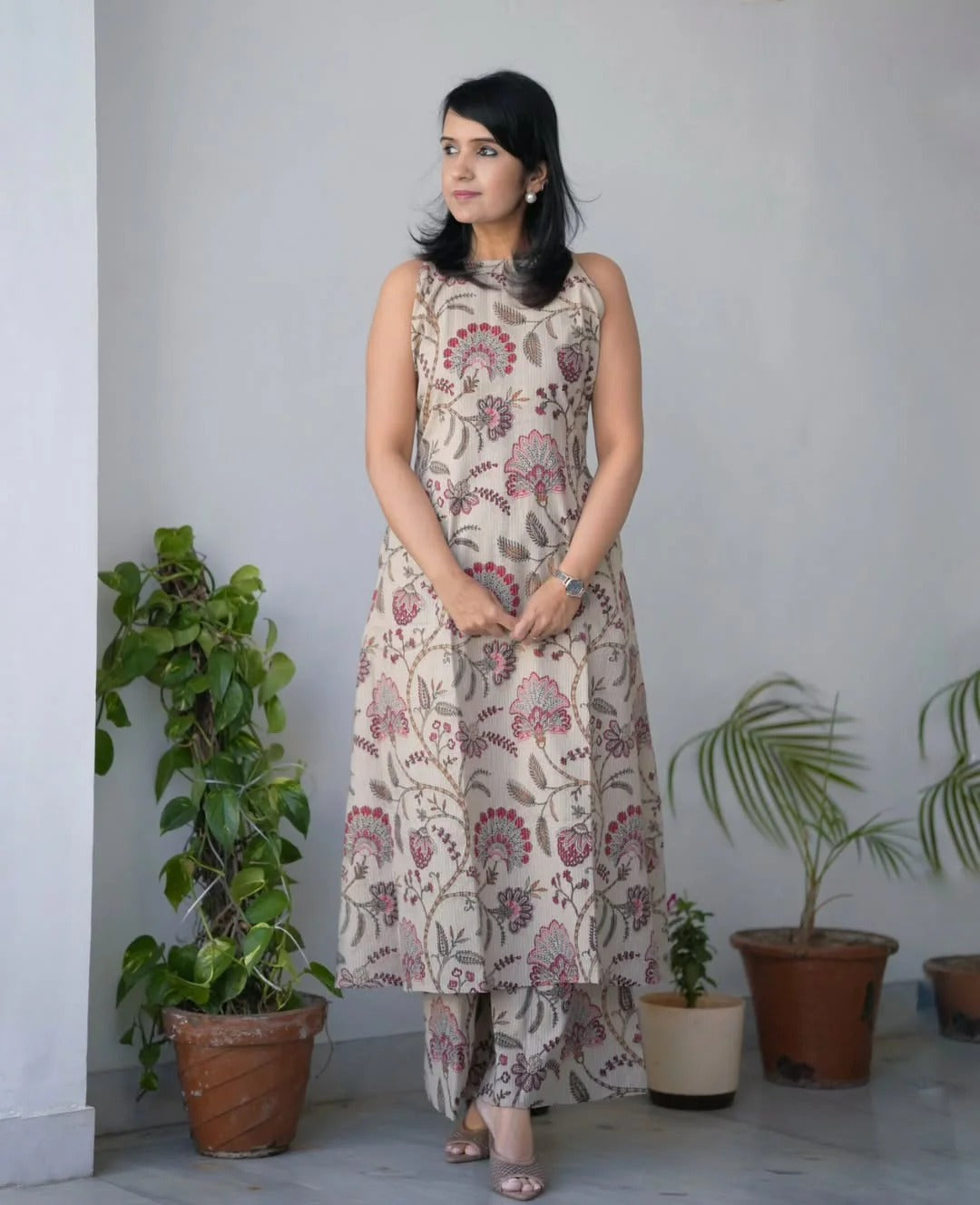 Elegant Floral Anarkali Dress for Women Premium Ethnic Wear