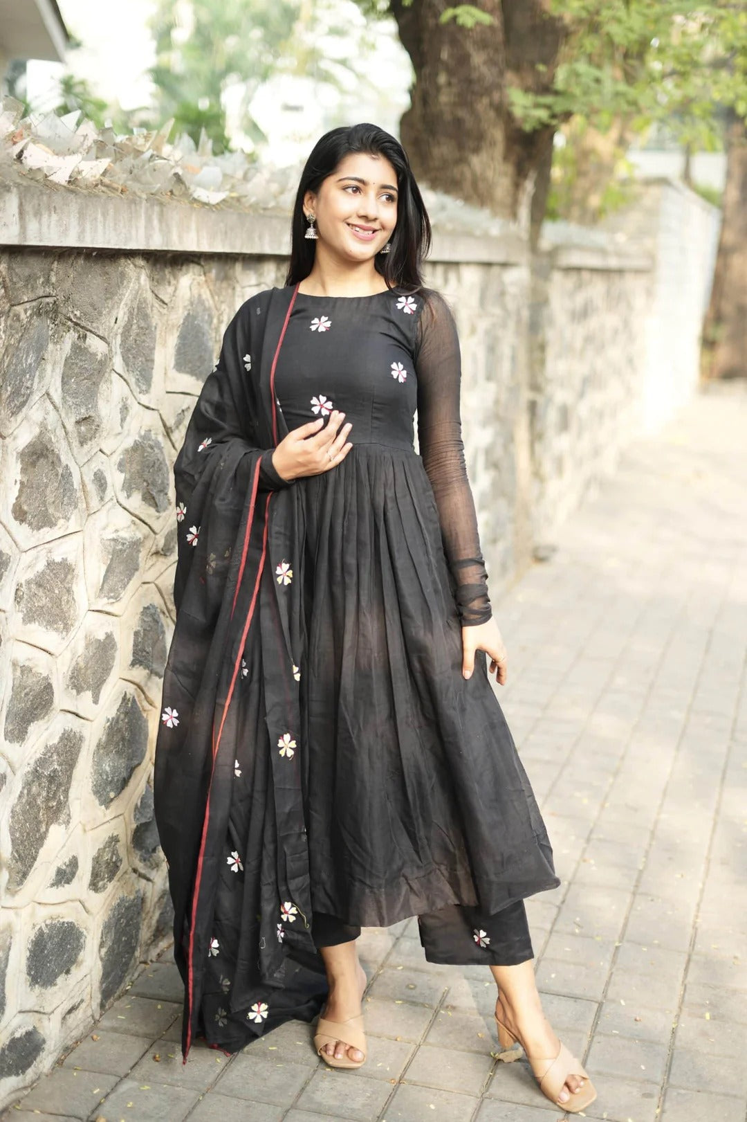 Elegant Black Anarkali Dress for Women Premium Ethnic Wear