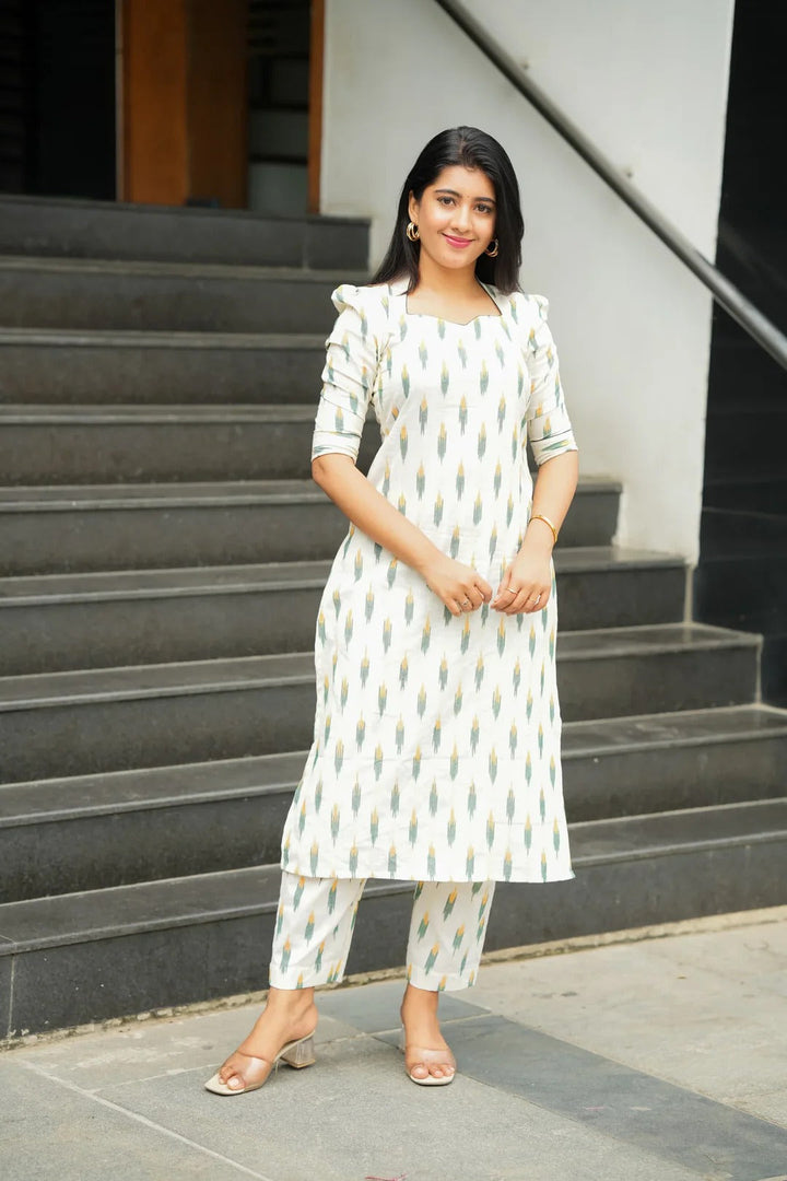 Stylish White Ethnic Wear Festive & Casual Fashion