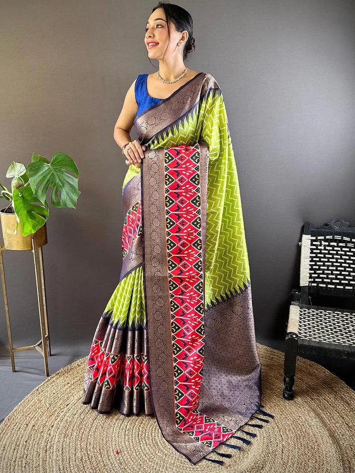 Soft Patola Silk Saree for Women