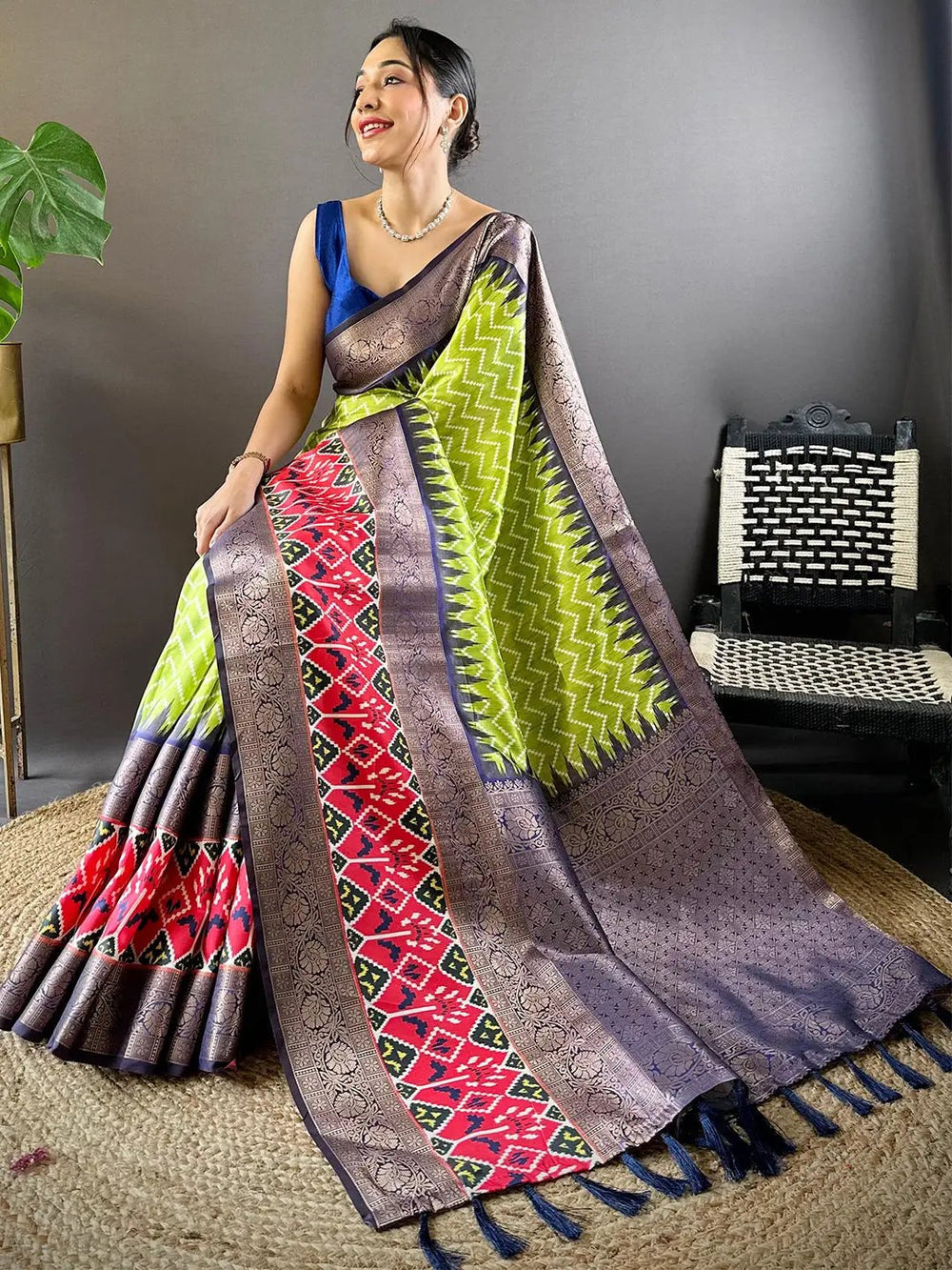 Soft Patola Silk Saree for Women